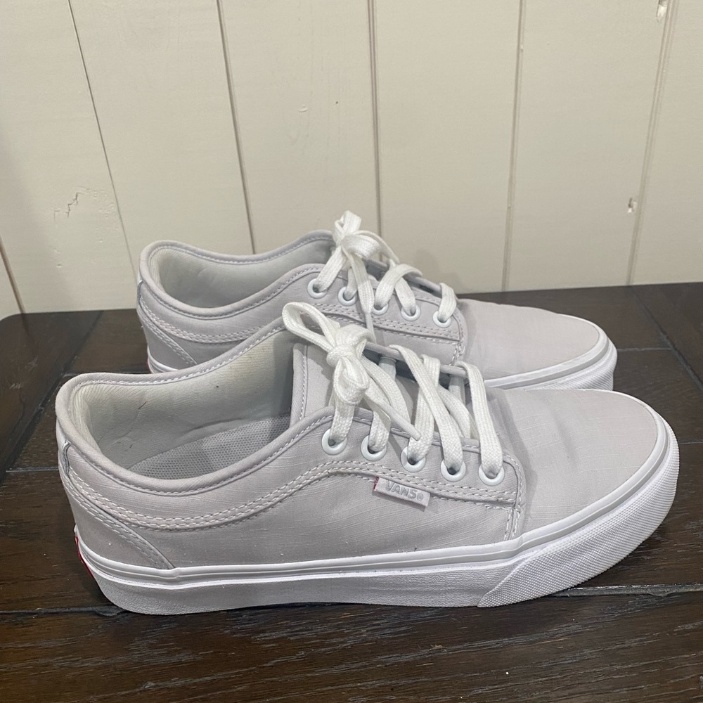 Light gray Vans, Chukka low shoe
